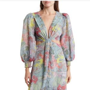 Alice and Olivia Katia front tie dress size 2